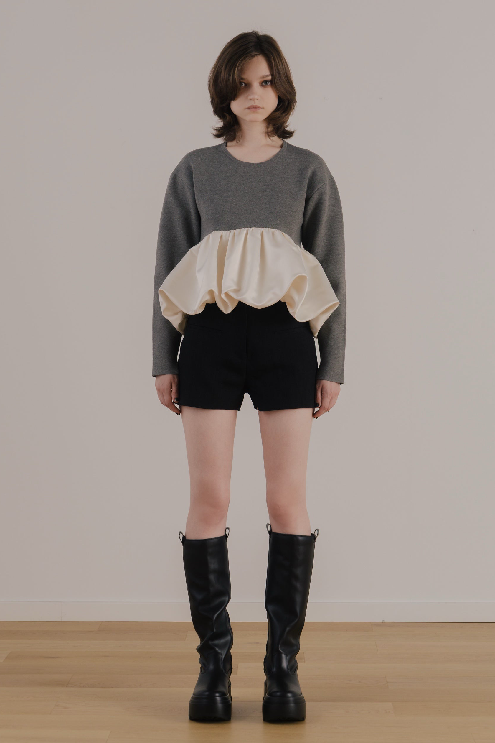 Aachen Balloon Peplum – THE TOÉ